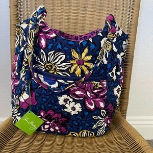 Vera Bradley African Violet Cresent Handbag